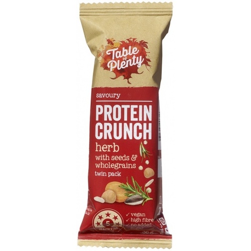 Table of Plenty Protein Crunch Herb with Seeds and Wholegrains 12x36g
