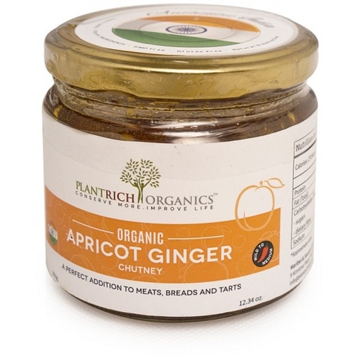 Plantrich Organics Organic Apricot Ginger Chutney G/F 350g