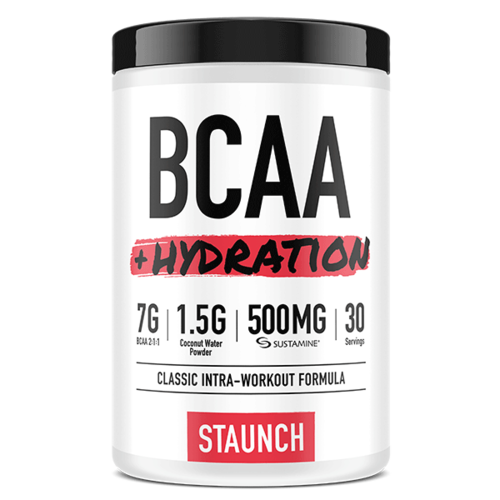 STAUNCH BCAA + HYDRATION 30'S STRAWBERRY COCONUT