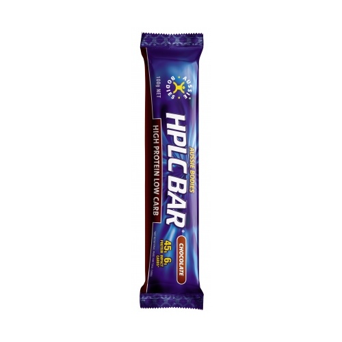 Aussie Bodies HPLC Bar Chocolate 100g x 12