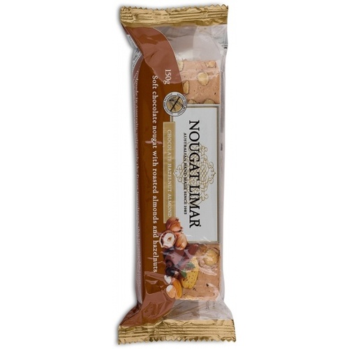 Nougat Limar G/F Hazelnut, Almond &amp; Chocolate 150g