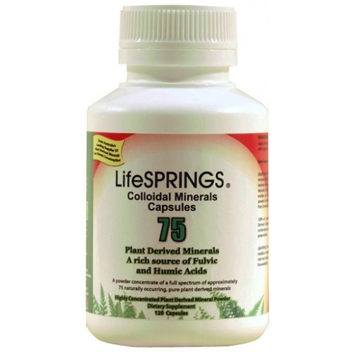 LifeSprings Colloidal Mineral Capsules 120Caps