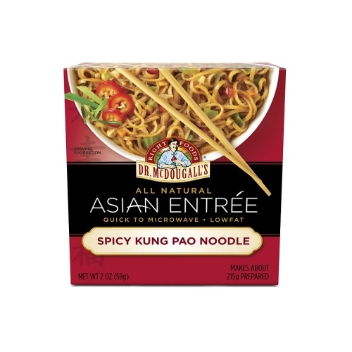 Dr McDougall Asian Entree Spicy KungPao Noodles 56g