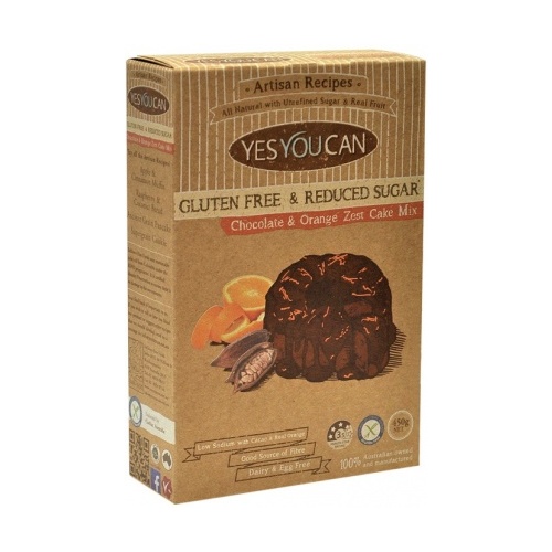 YesYouCan Artisan Chocolate & Orange Zest Cake G/F 450g