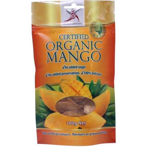 Dr Superfoods Certified Organic Dried Mango 100g