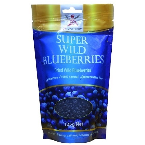 Dr Superfoods Super Wild Blueberries 125g