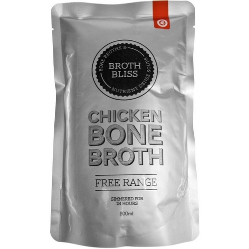 Broth Bliss Bone Broth Free Range Chicken 500ml Pouch