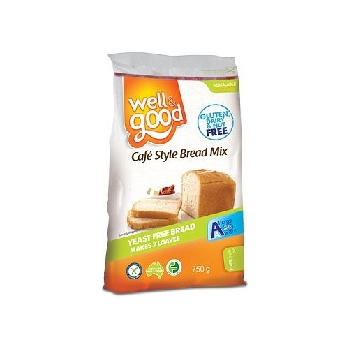 Well And Good Cafe Style Bread Mix G/F 750g