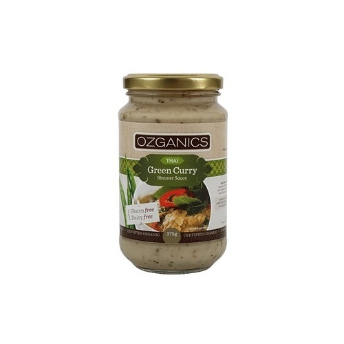 Ozganics Organic Thai Green Curry Sauce G/F 375g