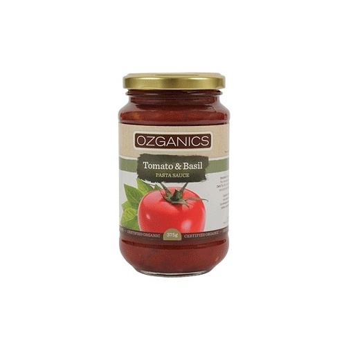 Ozganics Organic Tomato&Basil Pasta Sauce G/F 375g
