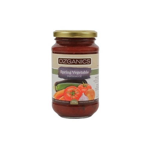 Ozganics Organic Spring Vege Pasta Sauce G/F 375g