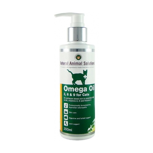 Natural Animal Solutions OmegaOil 3,6&amp;9 Cats 200ml