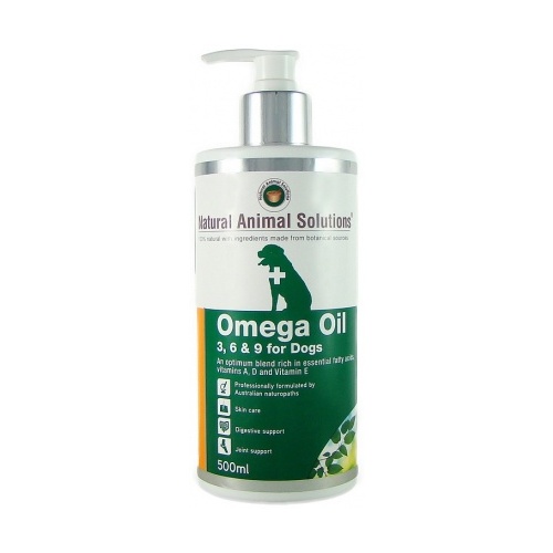 Natural Animal Solutions OmegaOil 3,6&amp;9 Dogs 500ml