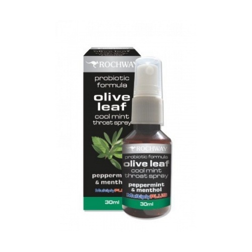 Rochway Olive Leaf Coolmint Throat Spray 30ml