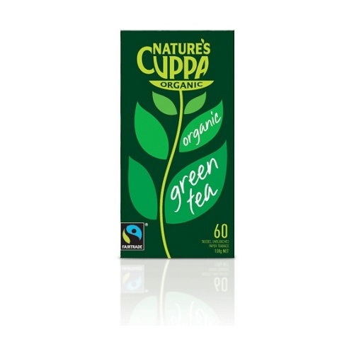 Natures Cuppa Org Green 60 Teabags 20%Extra