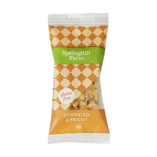 Springhill Farm Sundried Apricot G/F Wrapped Bites 27x23g
