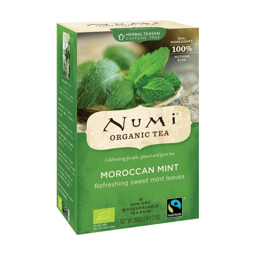 Numi Organic Tea Moroccan Mint 18Teabags