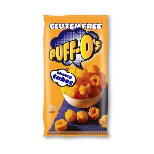 Puff-O's Cheesy Tubes G/F 5x90g