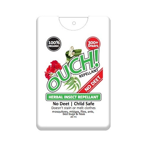 Ouch Organic Instant Herbal Insect Repellant Spray 20ml