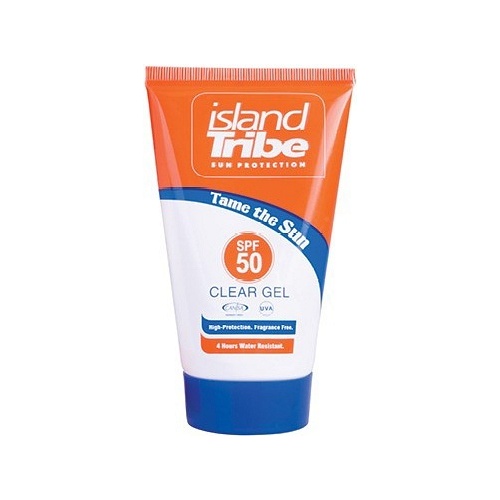 Island Tribe SPF 50 Clear Gel Sunscreen 100ml