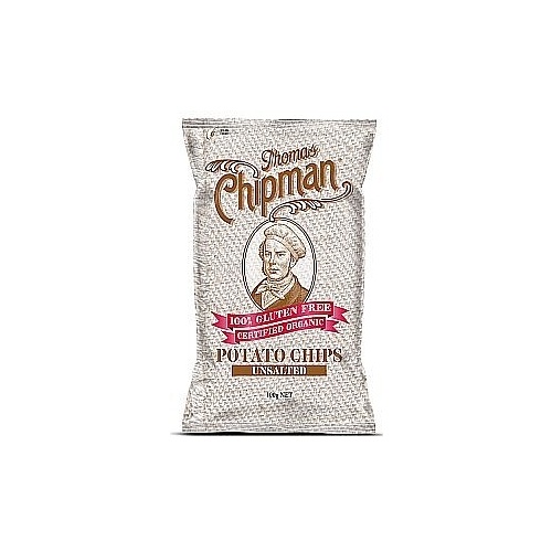 Thomas Chipman Org Unsalted Potato Chips 100g