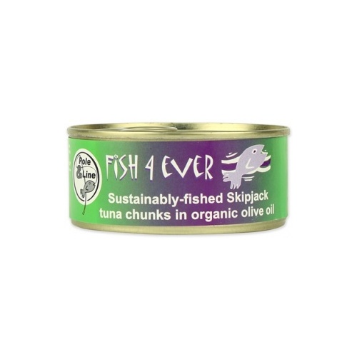 Fish 4 Ever Skipjack Tuna in Olive Oil 160g