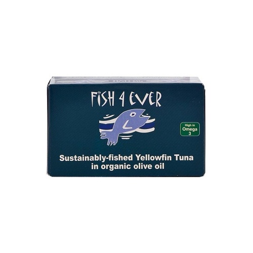Fish 4 Ever Yellowfin Tuna in Olive Oil 120g