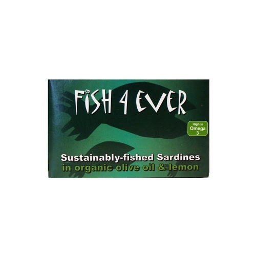 Fish 4 Ever Sardines in Olive Oil &amp; Lemon 120g