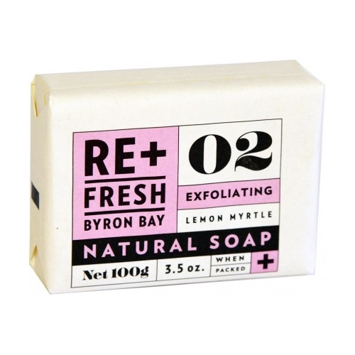 ReFresh Byron Bay Lemon Myrtle Soap Exfoliant Bxed 11x100g