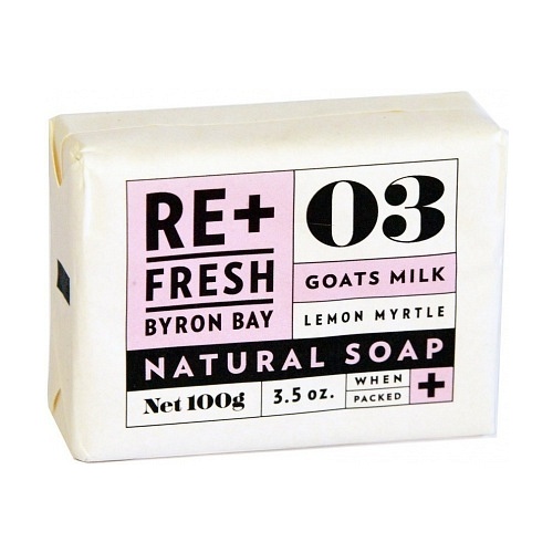 ReFresh Byron Bay Lemon Myrtle Soap Goats Milk 100g