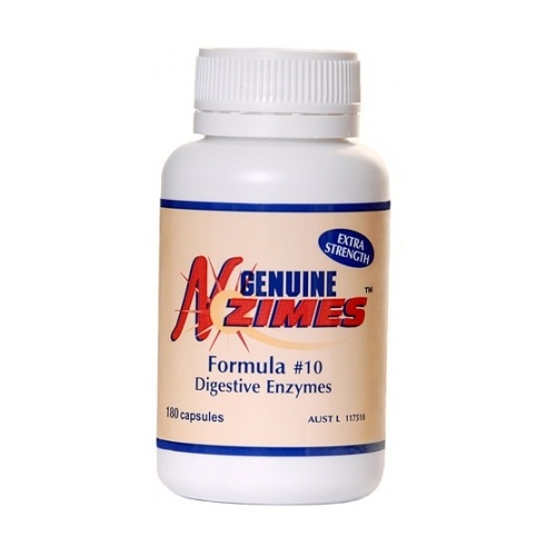 Genuine N-zimes Formula 10 Digestive Enzymes 180Caps
