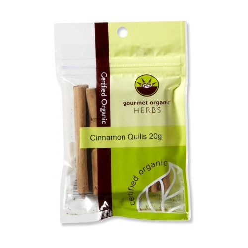 Gourmet Organic Cinnamon Quills 20g Sachet x 1