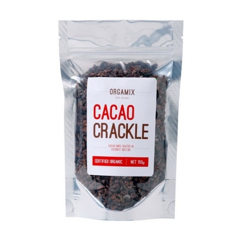 Orgamix Organic Cacao Crackle (Cacao Nibs Coated in Coconut Nectar) G/F 150g