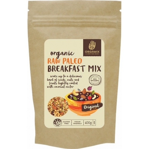 Orgamix Organic Raw Paleo Breakfast Mix Original G/F 400g