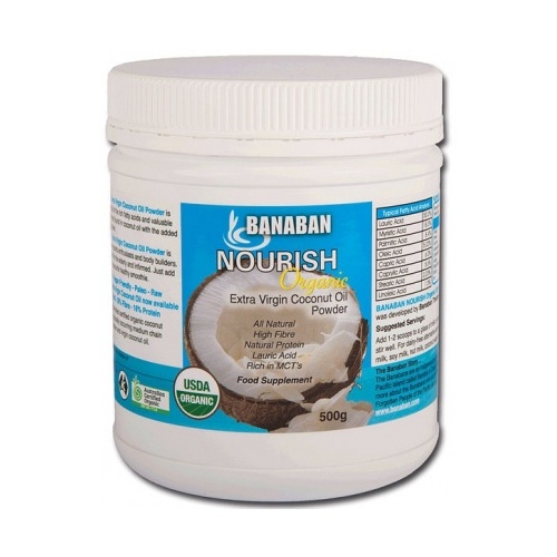 Banaban Organic Nourish Extra Virgin Coconut Oil Powder 500g
