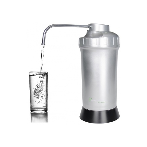 Naturopaths Choice Bench Top Water Filter Silver/Black