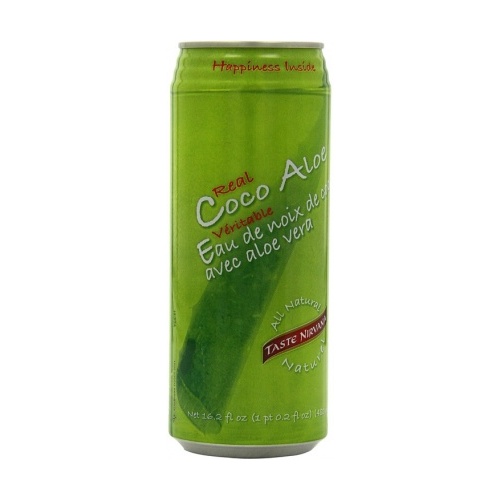Taste Nirvana Real Coconut Water w/Aloe G/F 12x480ml cans