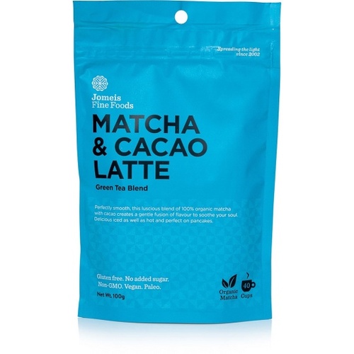 Jomeis Fine Foods Organic Matcha Cacao Latte G/F 120g