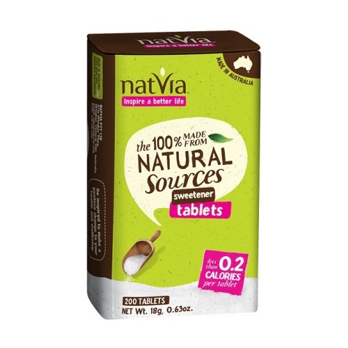 NatVia Sweetener 200Tabs x12