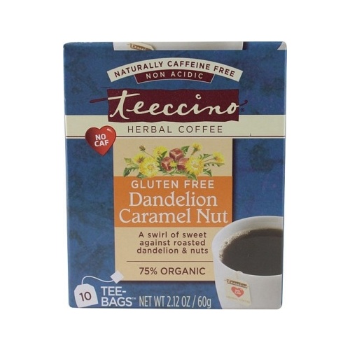 Teeccino Dandelion Caramel Nut G/F 10Tee-Bags