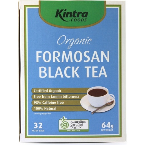 Kintra Foods Organic Formosan Black Tea 32Teabags