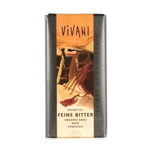 Vivani Dark 72% Organic Chocolate Block100g