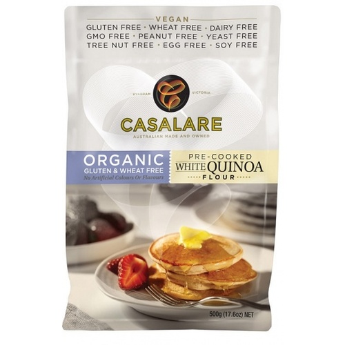 Casalare Organic Pre-Cooked Quinoa Flour 500g