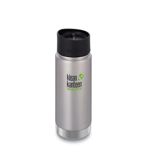 STAINLESS STEEL INSULATED TRAVEL MUG 473ML BRUSHED STEEL