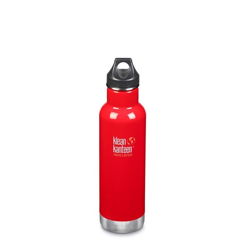 INSULATED BOTTLE 592ML LOOP CAP MINERAL RED