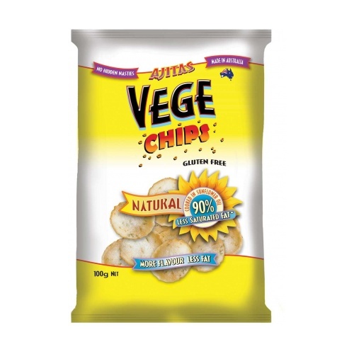 Vege Chips Natural 100gm x 6