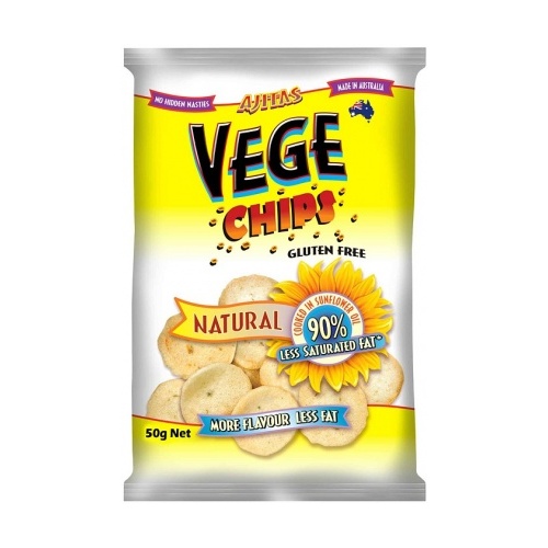 Vege Chips Natural 50gm