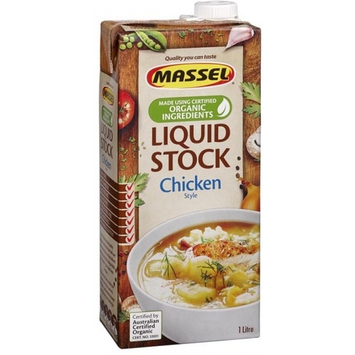 Massel Organic Liquid Chicken Stock 1Lt