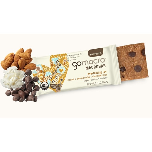 MACROBAR COCONUT+ALMOND BUTTER+CHOCOLATE CHIPS 65G