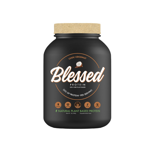 BLESSED PLANT PROTEIN CHOC COCONUT 435G